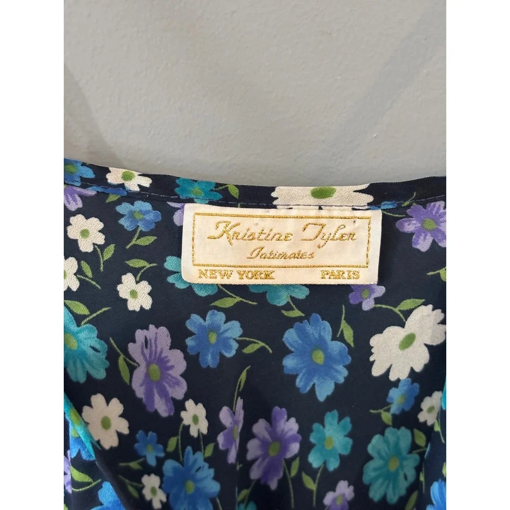 VTG Kristine‎ Tyler Intimates Floral Slip Dress S